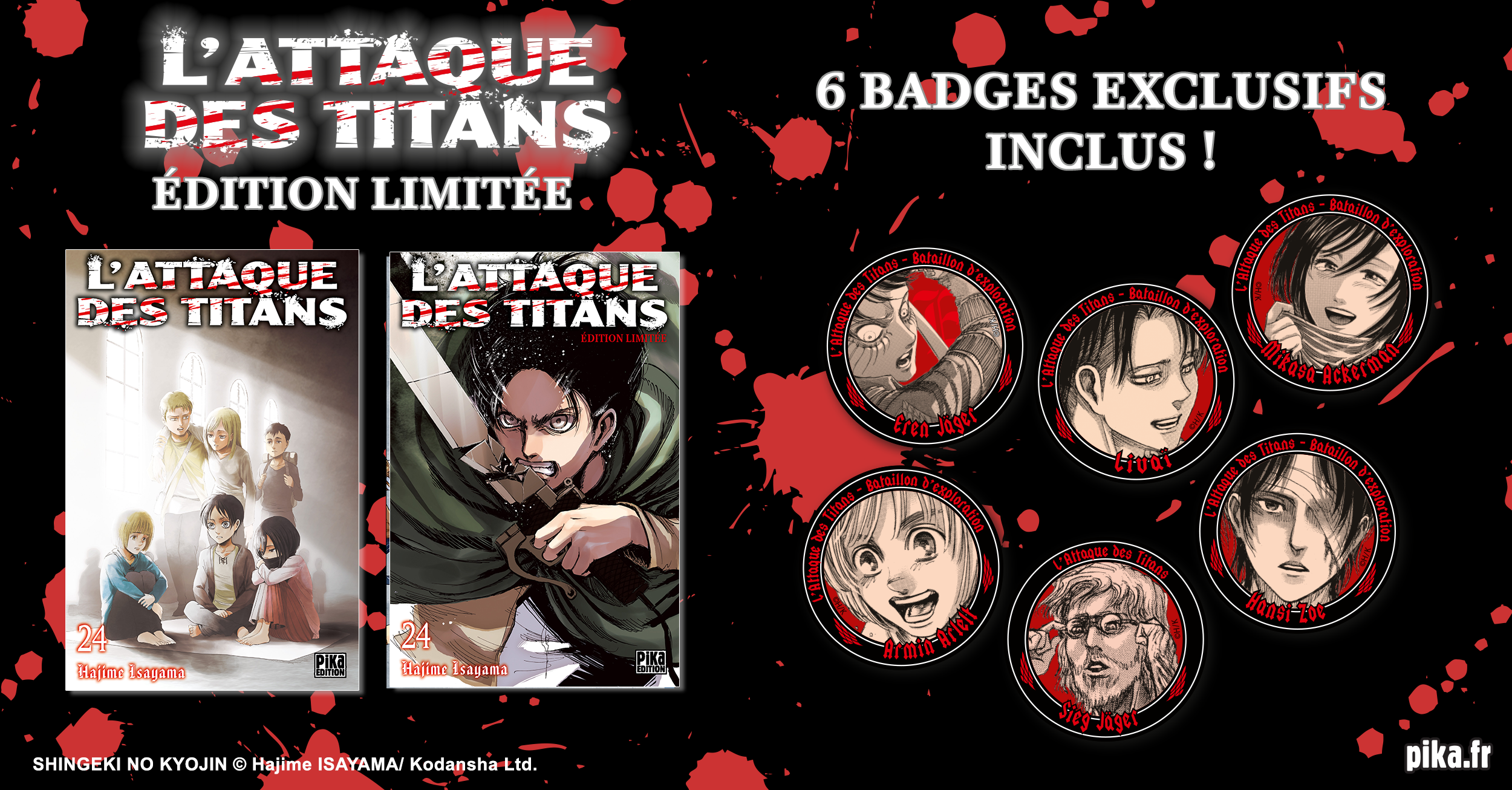 Attaque Des Titans Liste Des épisodes L’Attaque des Titans : une édition limitée pour le tome 24